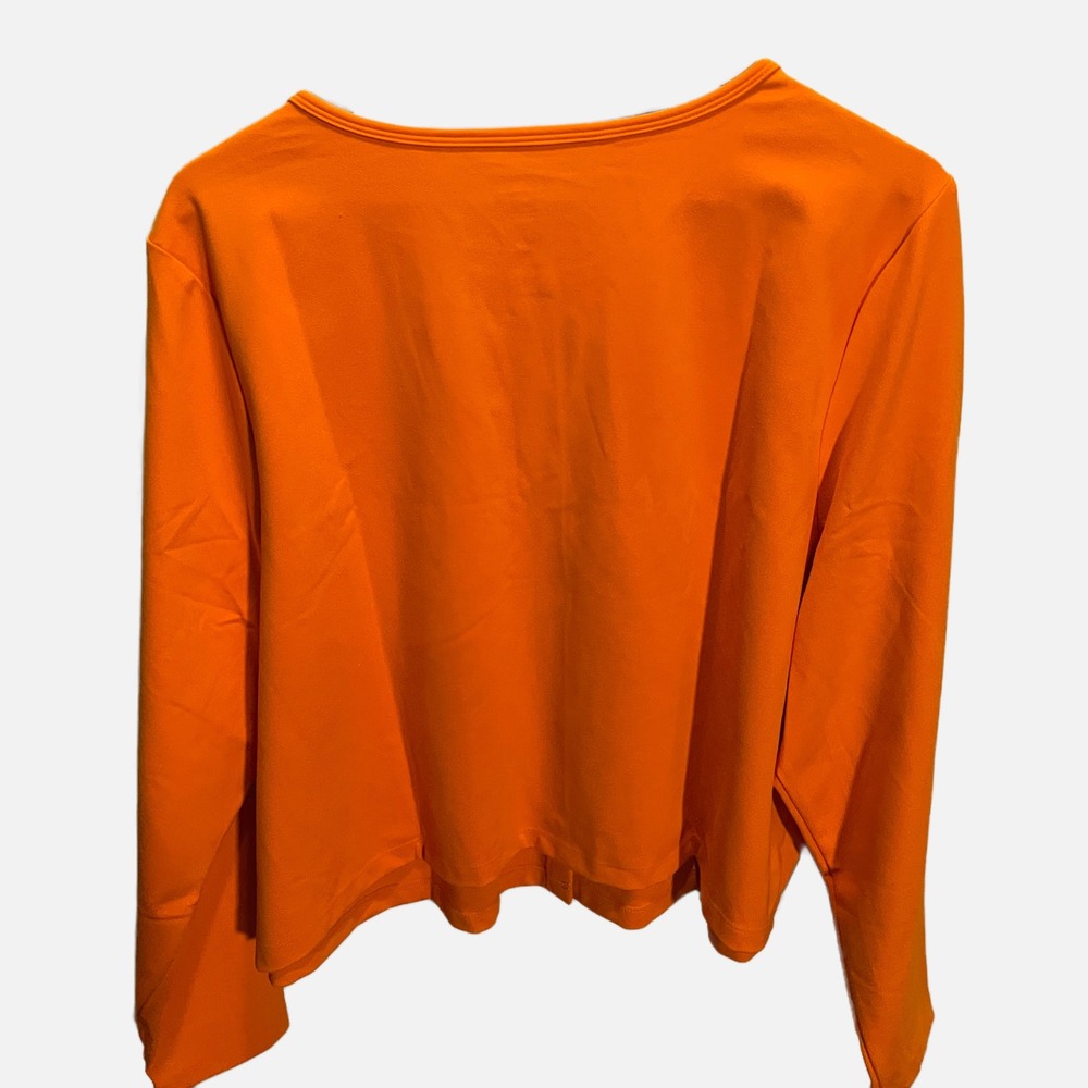 Wild Fable ButterBliss Orange Button Front Cardigan 2X NWT 3G040W Long Sleeve - Picture 5 of 5